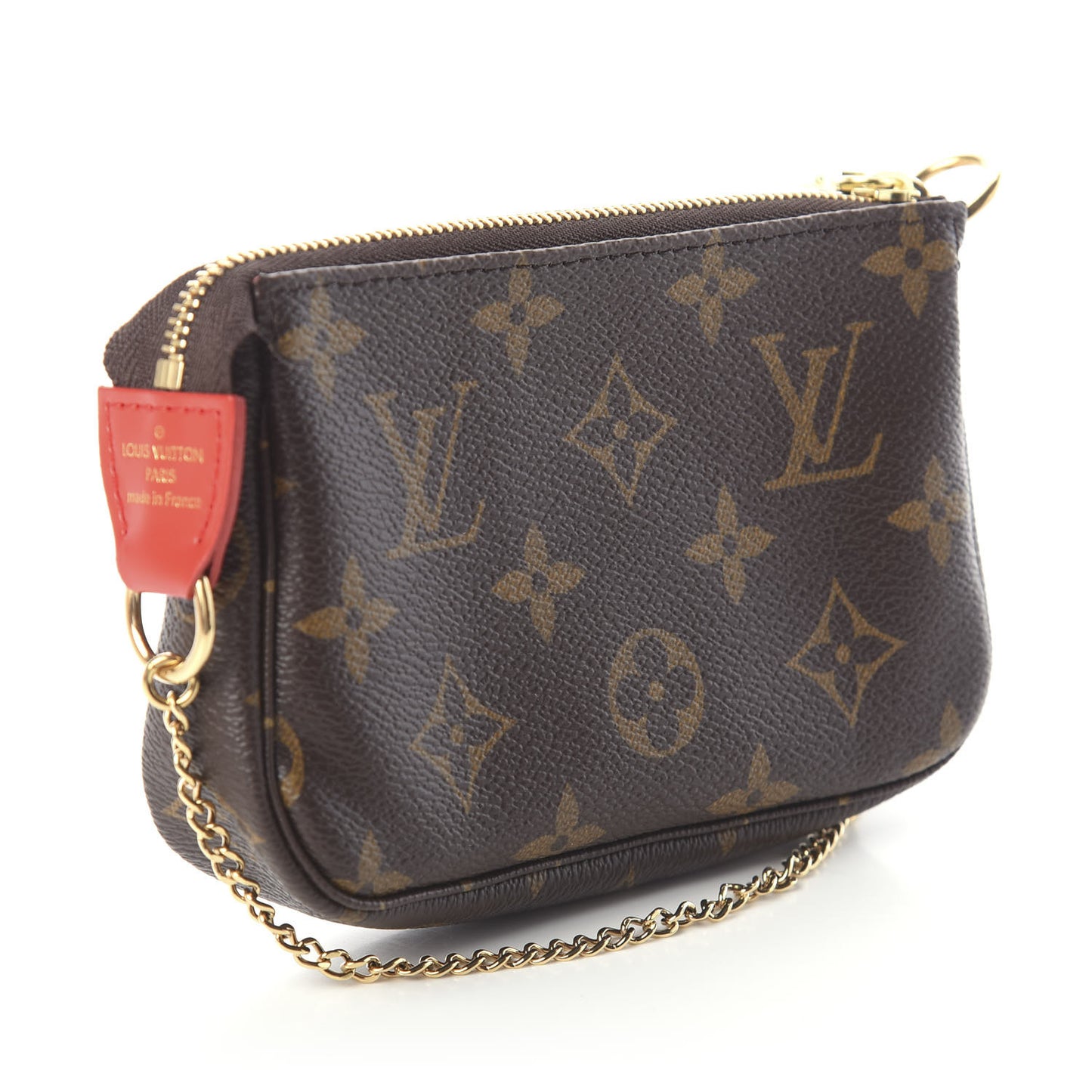 Monogram 2020 Christmas Animation Bumper Cars Mini Pochette Accessories Coquelicot