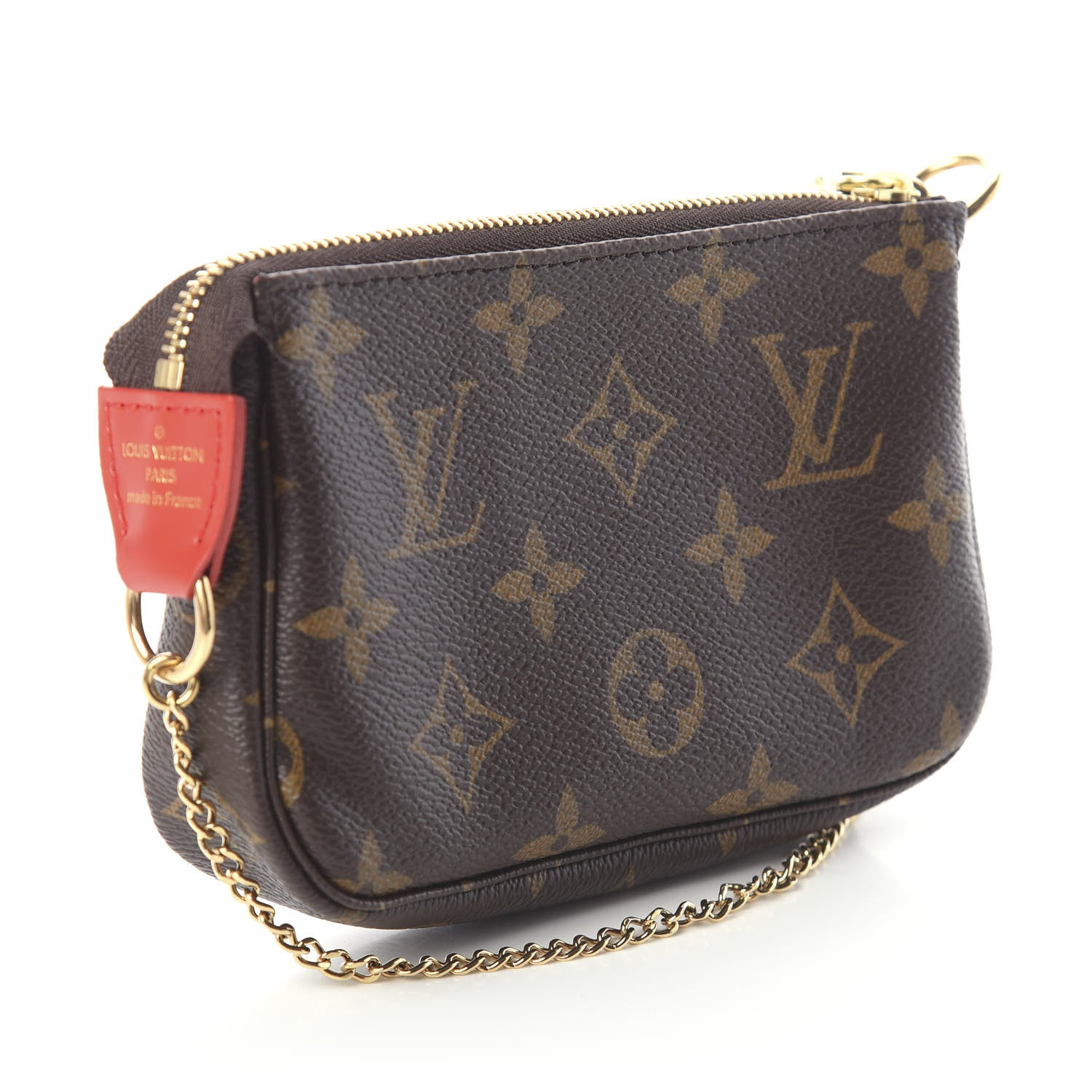 Louis Vuitton Monogram 2020 Christmas Animation Bumper Cars Mini Pochette Accessories Coquelicot 2 of 5