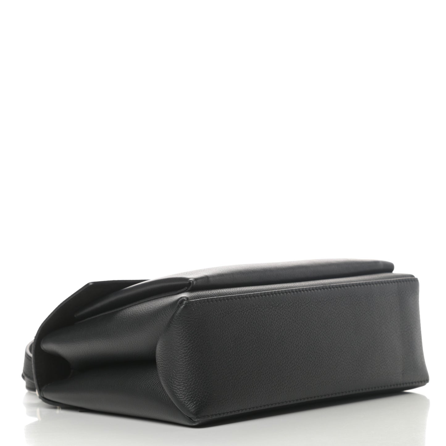 Soft Calfskin My Lockme Top Handle Black