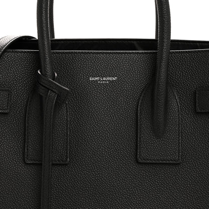 Saint Laurent Grained Calfskin Small Sac De Jour Black 8 of 14