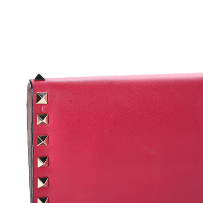 Valentino Garavani Nappa Rockstud Wristlet Clutch Cyclamin 9 of 10