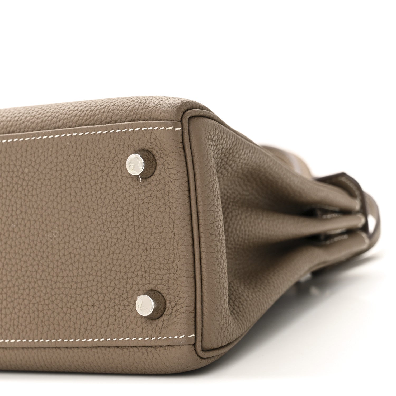 Hermes Togo Kelly Retourne 25 Etoupe 10 of 11