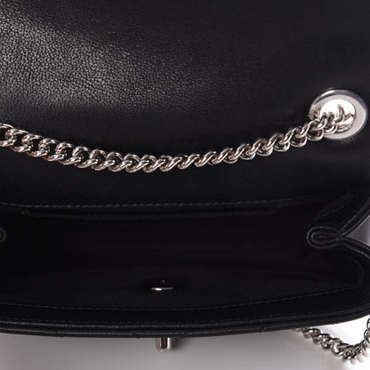 Chanel Calfskin Chevron Quilted Mini Flap Black 5 of 8