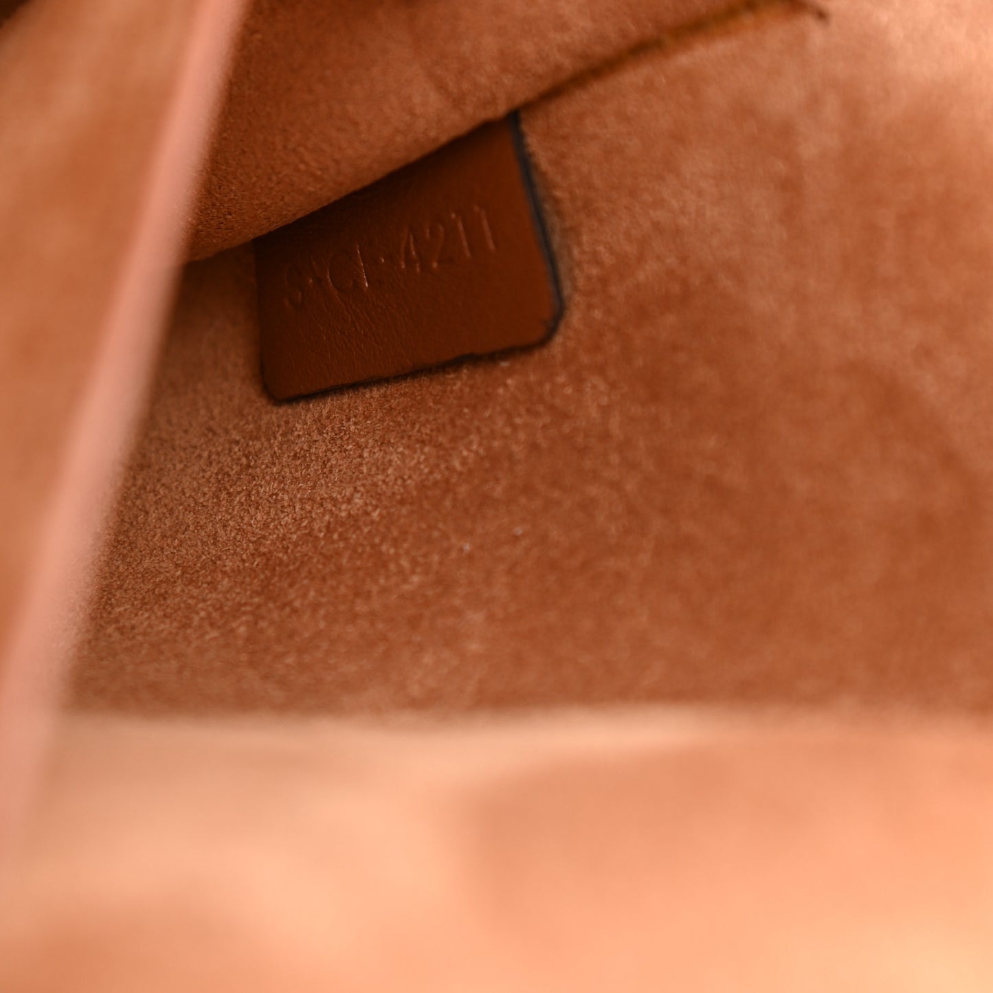 Smooth Calfskin Cuir Triomphe Folco Crossbody Bag Tan