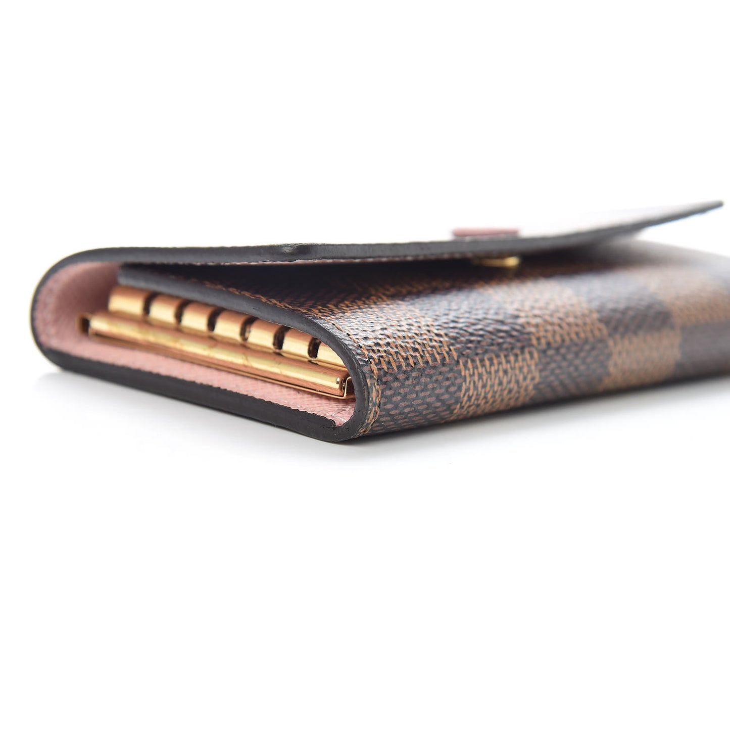 Damier Ebene Multicles 6 Key Holder Rose Ballerine