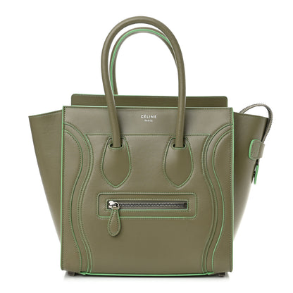 Celine Satin Calfskin Micro Debossed Luggage Light Khaki 1 of 9
