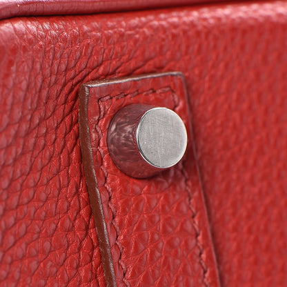 Hermes Togo Birkin 35 Rouge Garance 32 of 37