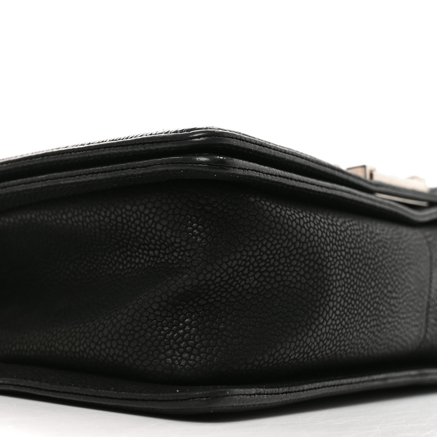 Chanel Iridescent Caviar Quilted Medium Boy Flap Black 9 of 11