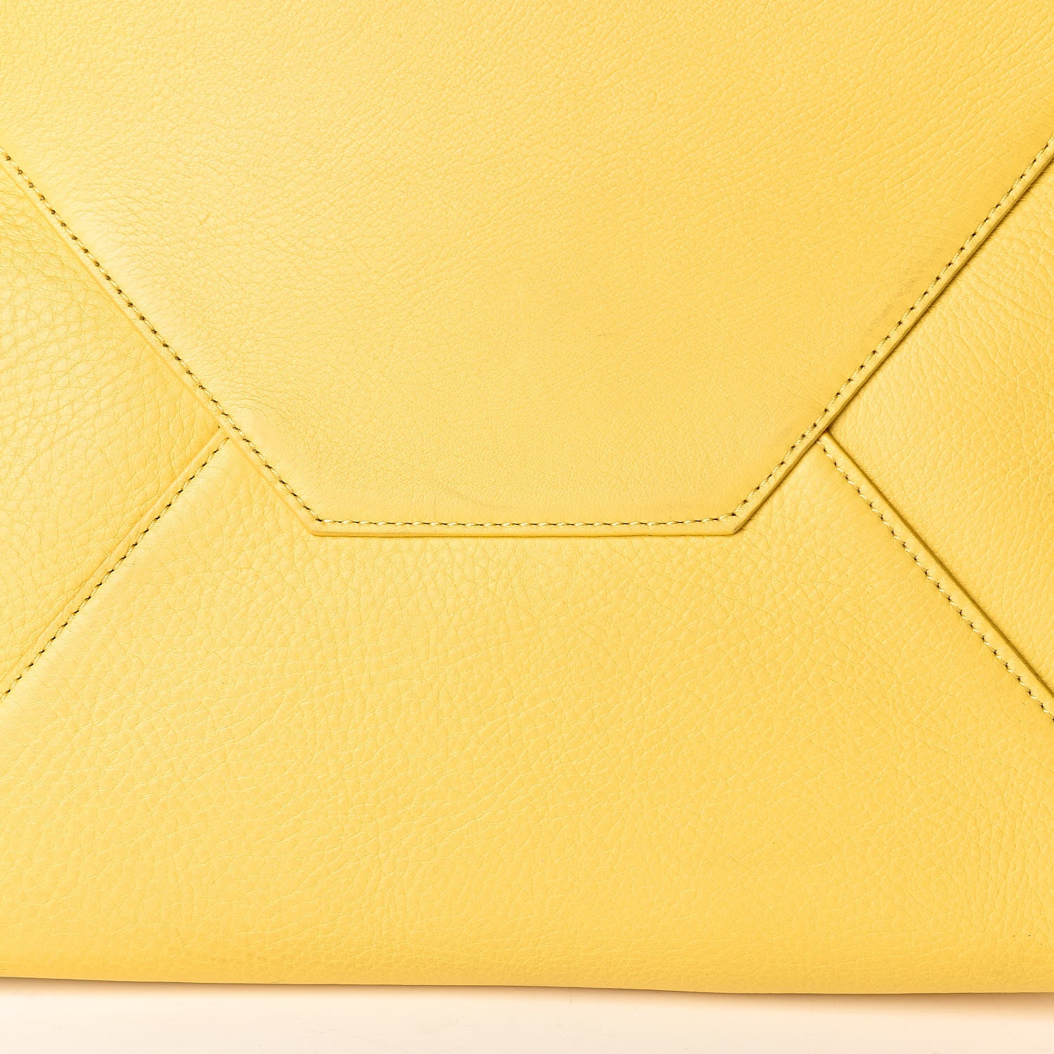 Celine Supple Calfskin Medium Horizontal Cabas Phantom Sun Yellow 11 of 12
