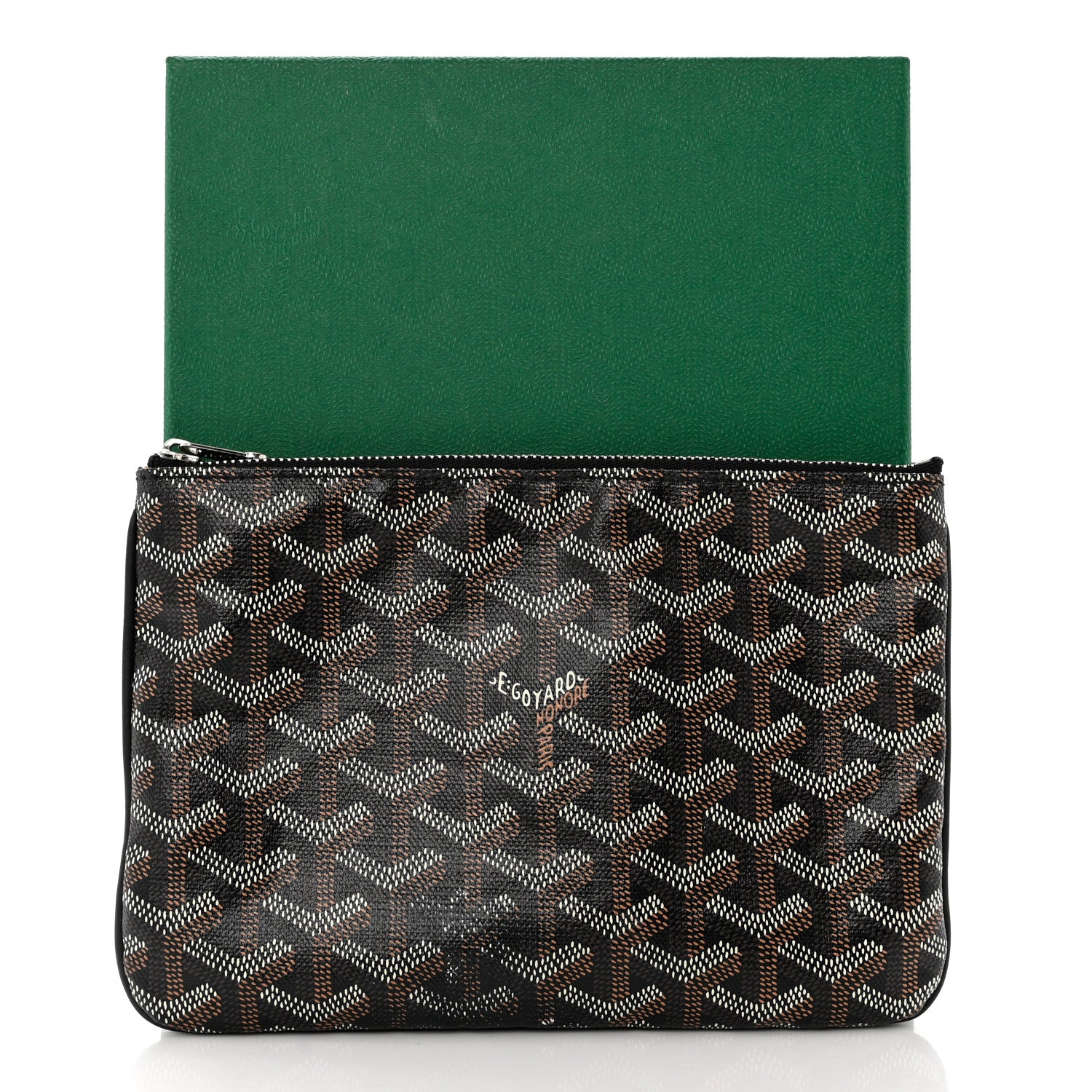 Goyard Goyardine Senat Pochette PM Black Gold 10 of 10