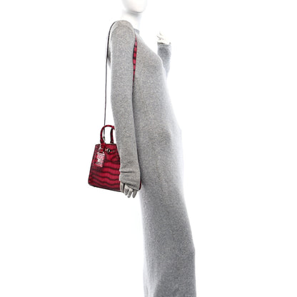 Louis Vuitton Brilliant Alligator Mini City Steamer Fuchsia 2 of 12