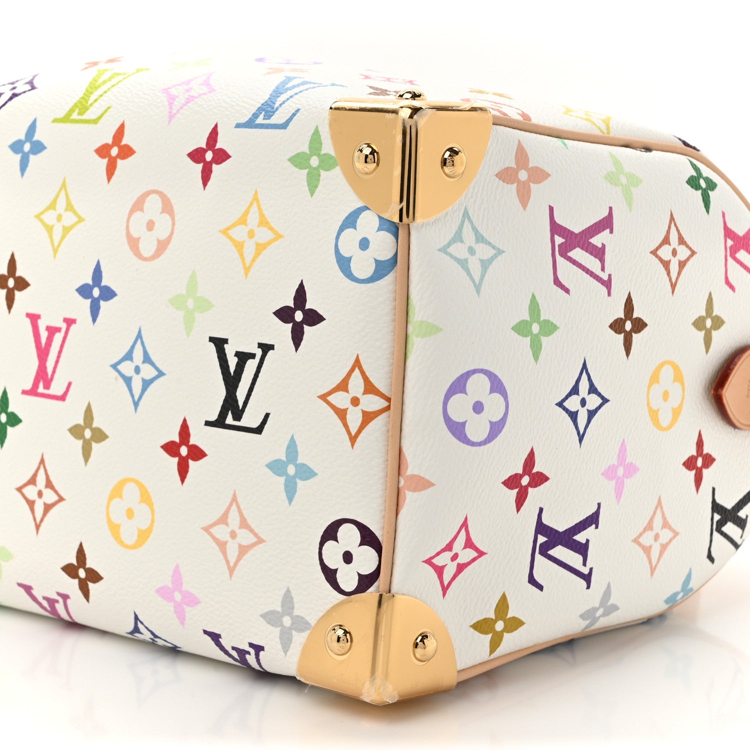 Louis Vuitton LV X TM Monogram Multicolor Speedy Bandouliere 25 White 8 of 9