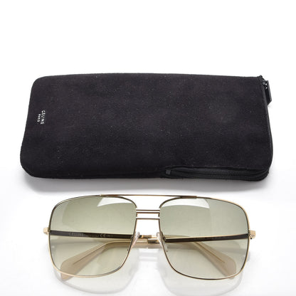 Celine Metal Sunglasses CL 41808/S Gold 7 of 7