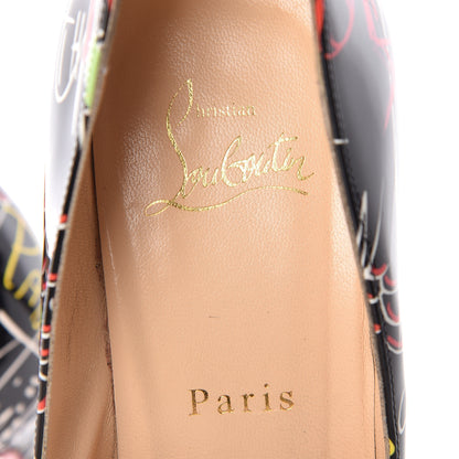 Christian Louboutin Patent Loubitag Pigalle Follies 100 Pumps 38 Black 8 of 16
