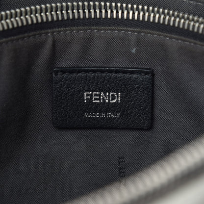 Fendi Vitello Dolce Bird of Paradise Embroidered Medium By The Way Boston Bag White Ice Multicolor 6 of 23