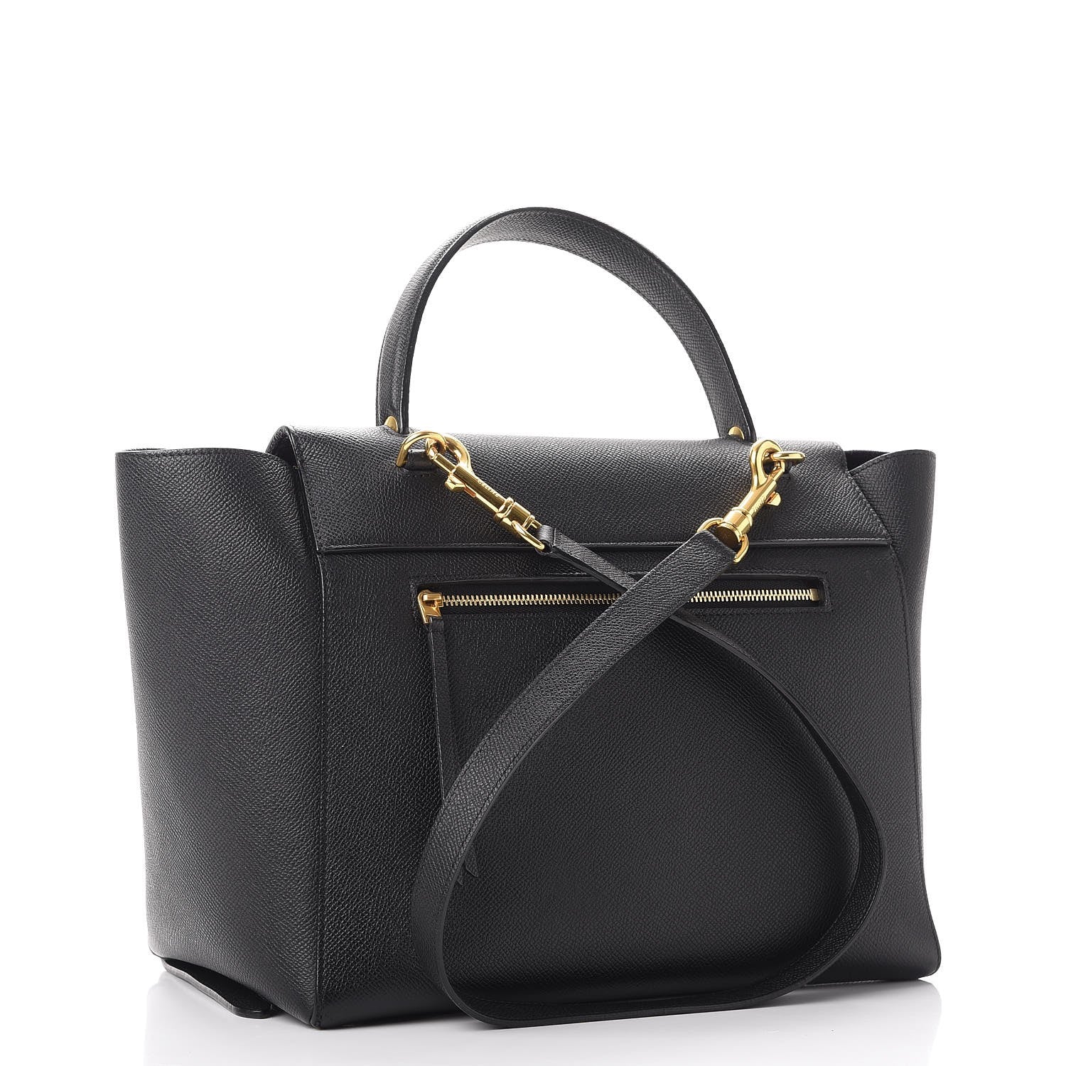 Celine Baby Grained Calfskin Mini Belt Bag Black 3 of 9