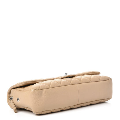 Chanel Caviar Quilted Jumbo Easy Flap Beige 4 of 8