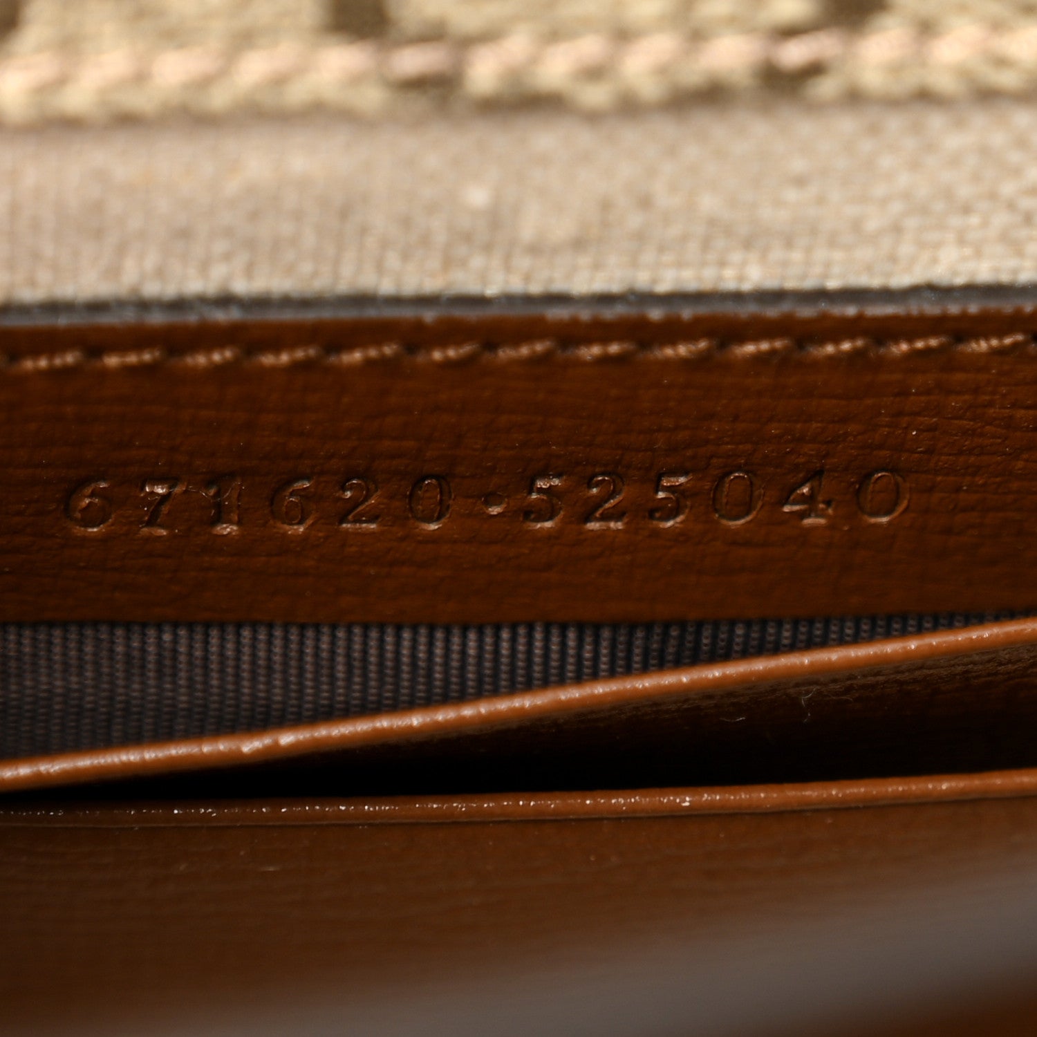 Gucci GG Supreme Monogram Azalea Calfskin Mini Retro Interlocking G Flap Shoulder Bag  Beige Ebony Brown Sugar 7 of 10
