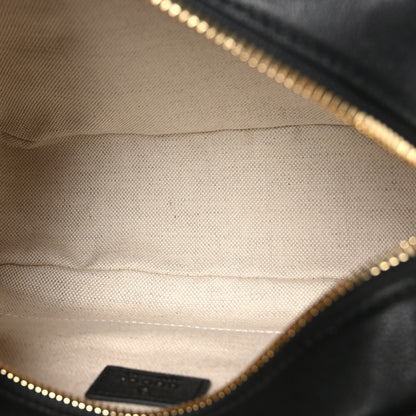 Gucci Sakai Be Green Calfskin Diagonal Stitched Small Blondie Shoulder Bag Black 5 of 10