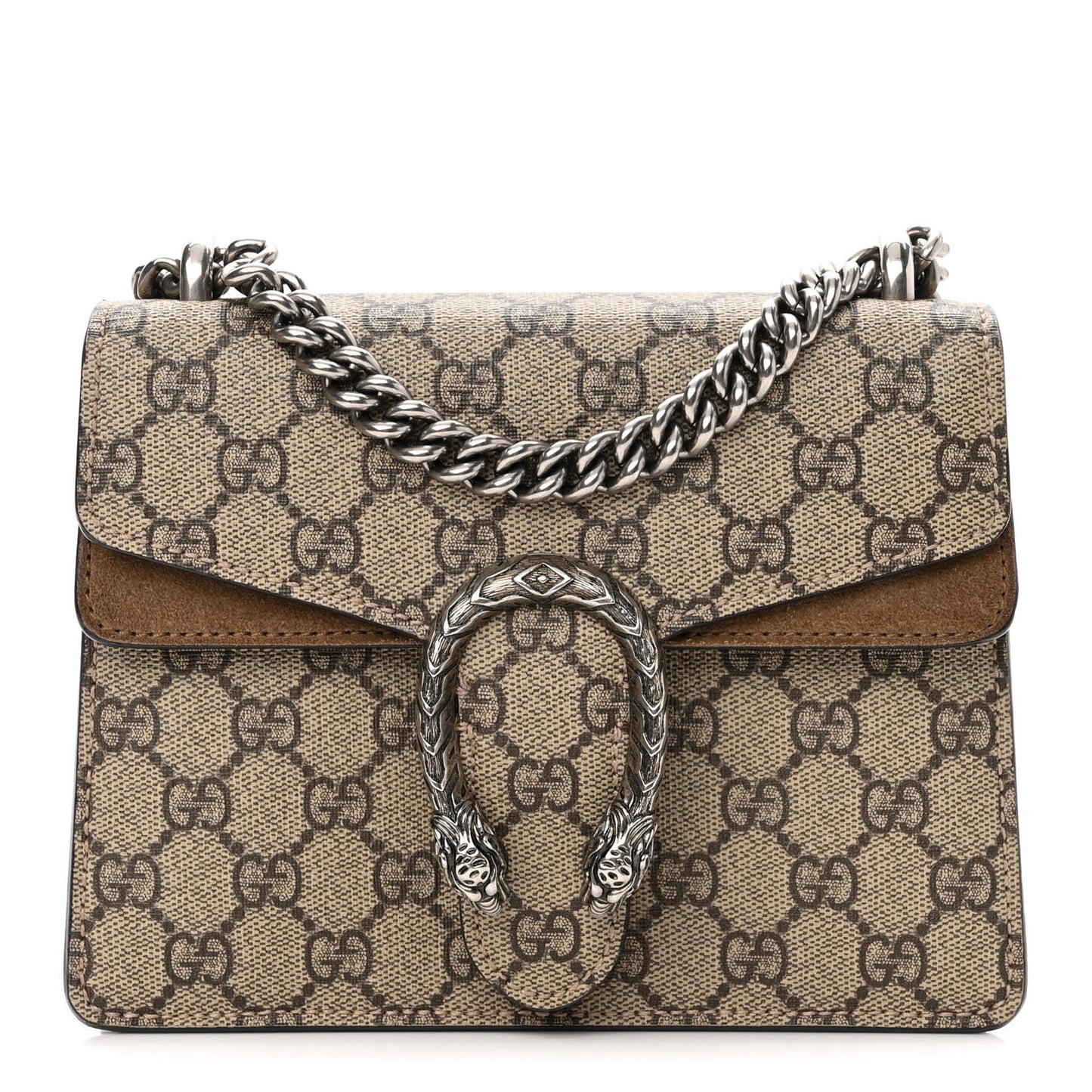 GG Supreme Monogram Mini Dionysus Shoulder Bag Taupe