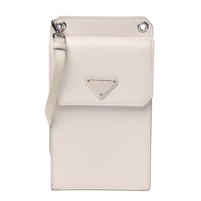 Prada Saffiano Mini Camera Crossbody Bag Talco 1 of 11