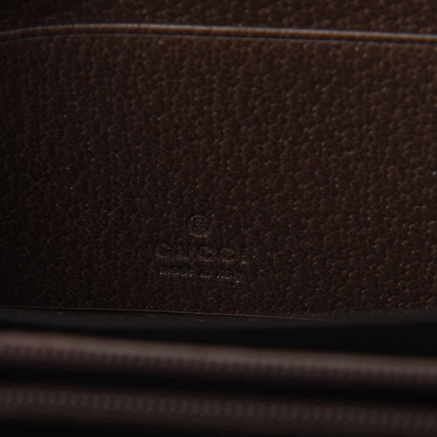 Gucci GG Supreme Monogram Web Ophidia Zip Around Wallet Brown 6 of 8