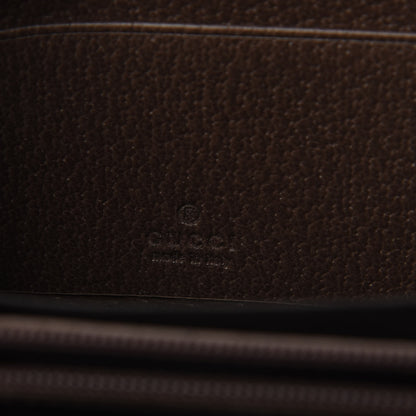 Gucci GG Supreme Monogram Web Ophidia Zip Around Wallet Brown 6 of 8