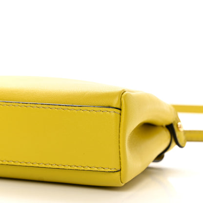 Fendi Shiny Nappa Micro Peekaboo Iconic Satchel Lime 11 of 12