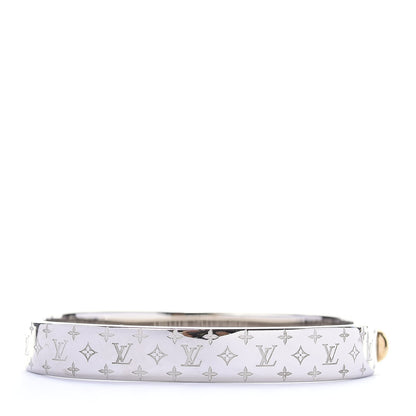 Louis Vuitton Palladium Monogram Nanogram Cuff S 1 of 4