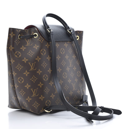 Louis Vuitton Monogram Montsouris PM Black 2 of 9