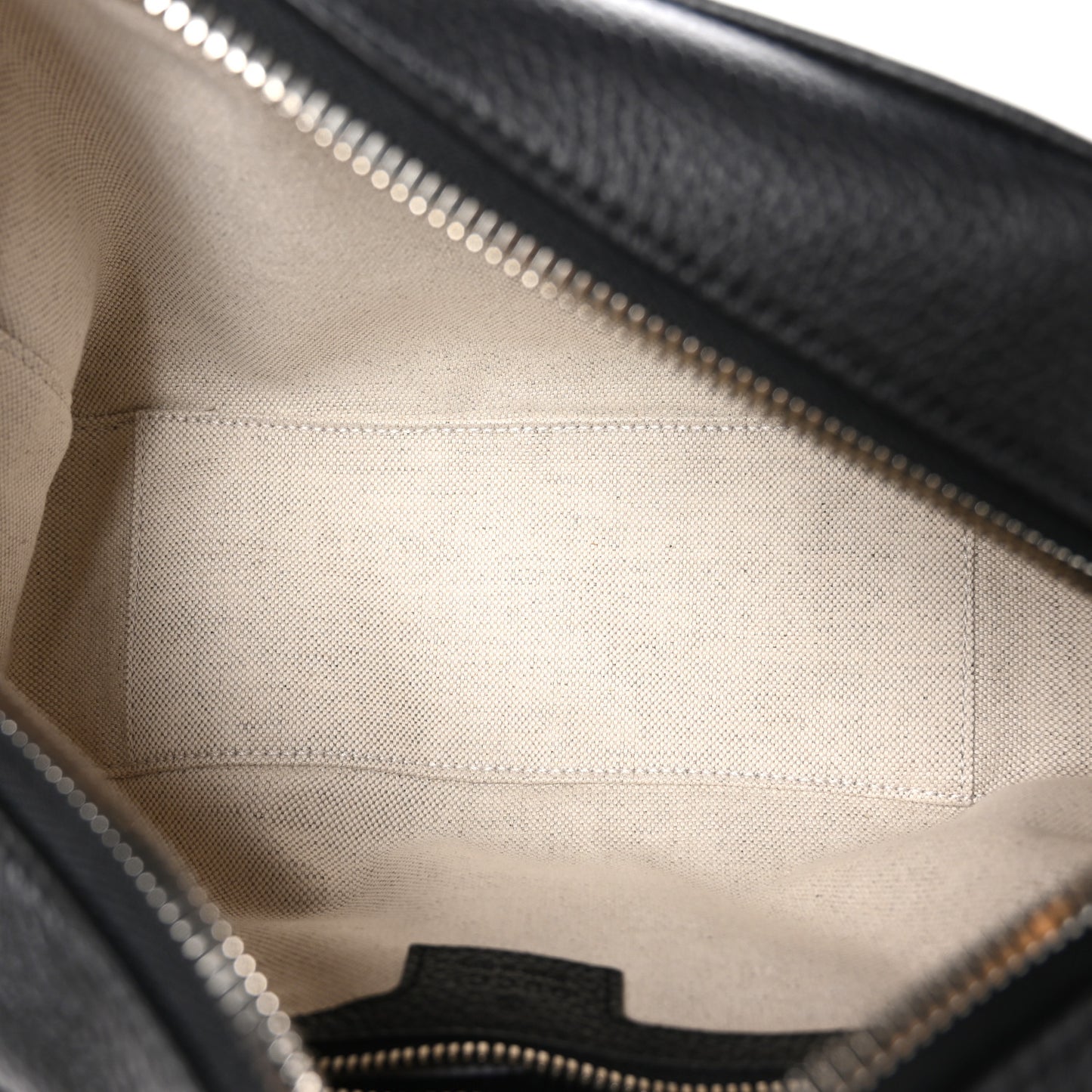 Piuma Calfskin Jumbo GG Embossed Medium Messenger Bag Black