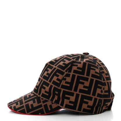 Fendi Canvas FF Reloaded Baseball Hat Tobacco Red 4 of 8