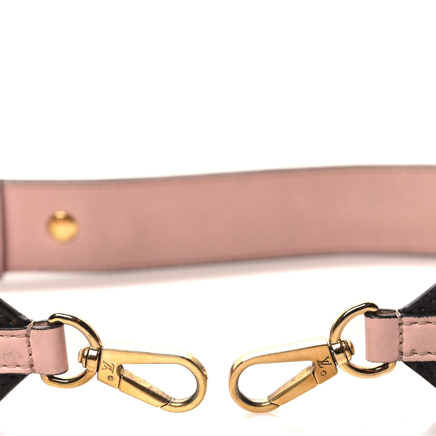Louis Vuitton Monogram Adjustable Bandouliere Shoulder Strap Rose Ballerine 3 of 6