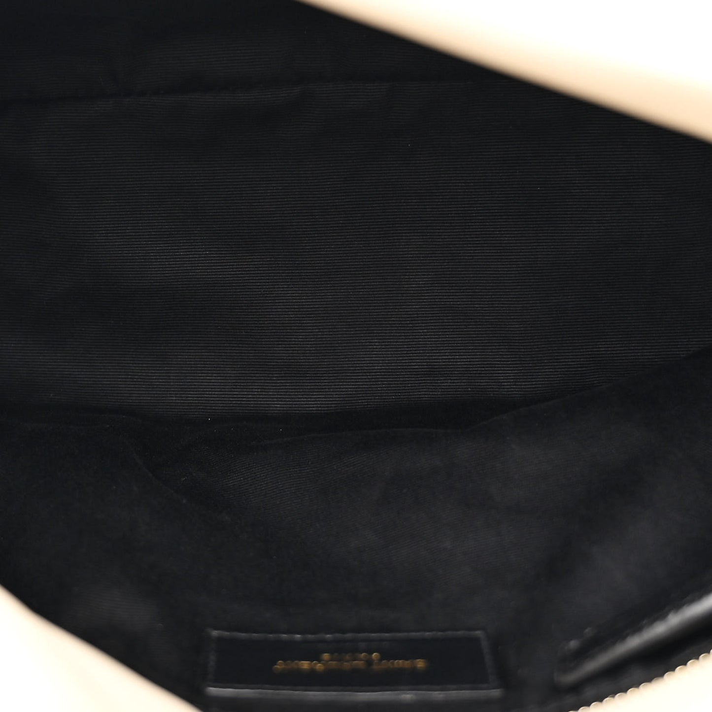 Lambskin Quilted Small Loulou Puffer Monogram Chain Satchel Crema Soft