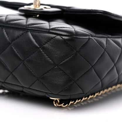Chanel Lambskin Quilted Small In Seoul Backpack Black 9 of 9