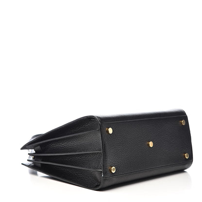 Saint Laurent Grained Calfskin Small Sac De Jour Black 4 of 9