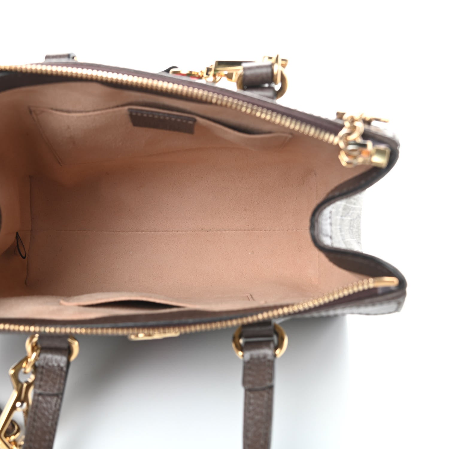 Gucci GG Supreme Monogram Small Ophidia Tote Bag Brown 5 of 13