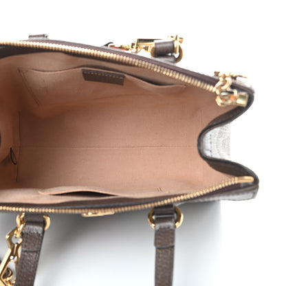 Gucci GG Supreme Monogram Small Ophidia Tote Bag Brown 5 of 13