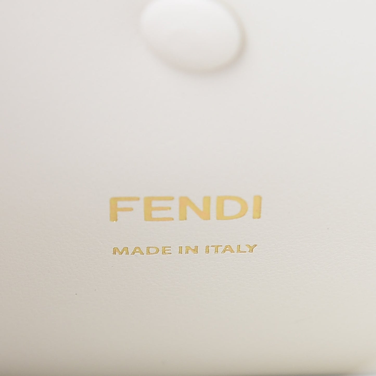 TPU FF Vitello Century F is Fendi Small Kan I Shoulder Bag White