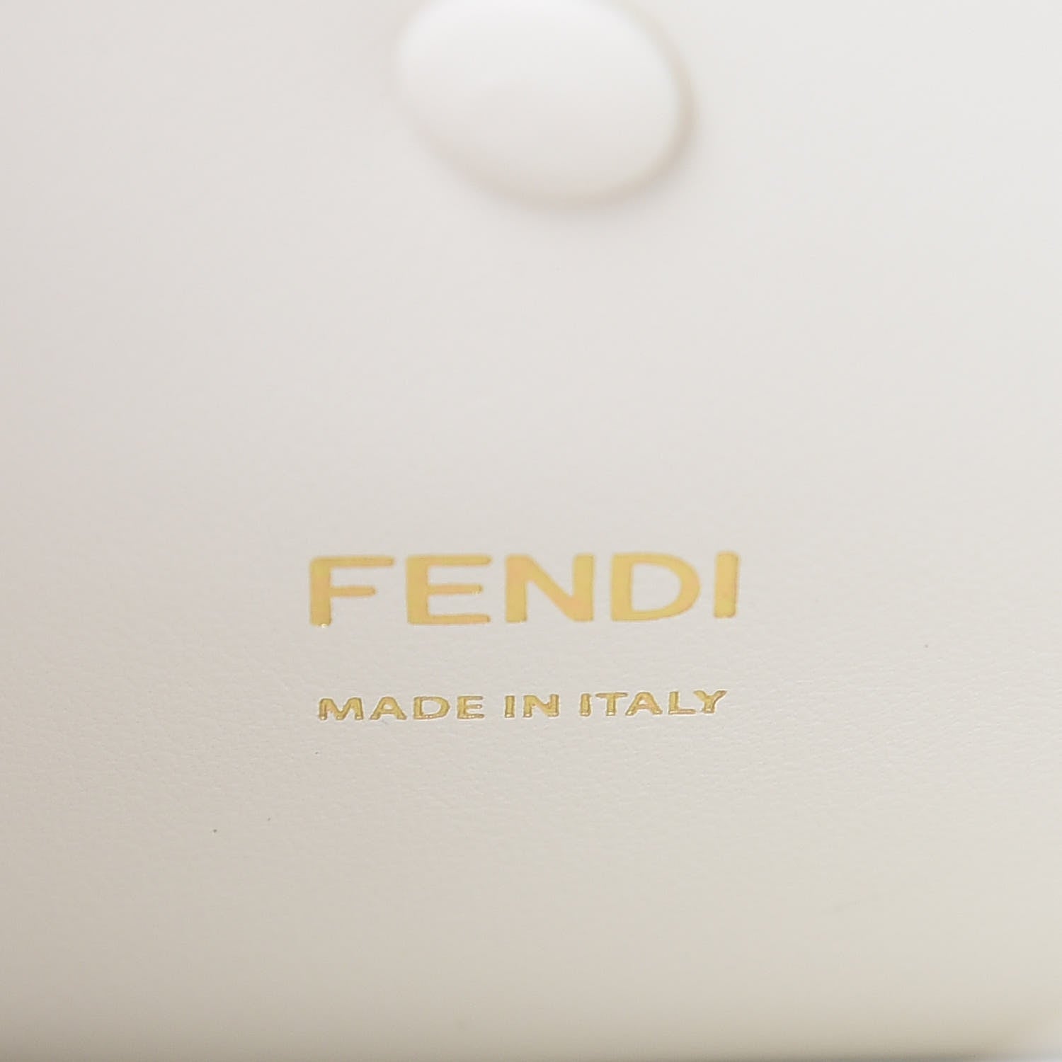 Fendi TPU FF Vitello Century F is Fendi Small Kan I Shoulder Bag White 6 of 9