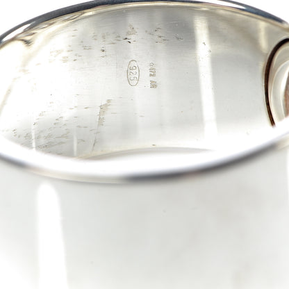 Gucci Sterling Silver 10mm Interlocking G Band Ring 60 9 6 of 7