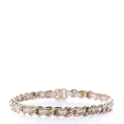 Chanel Lambskin CC Turnlock Chain Bracelet Light Gold 3 of 4