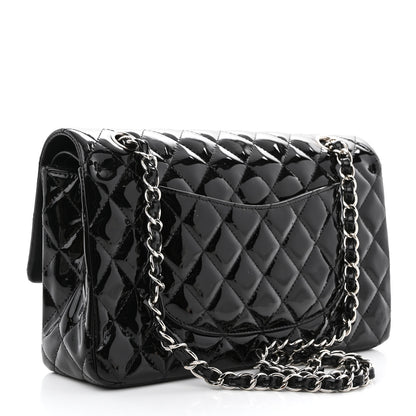 Chanel Patent Quilted Medium Double Flap Black 3 of 13
