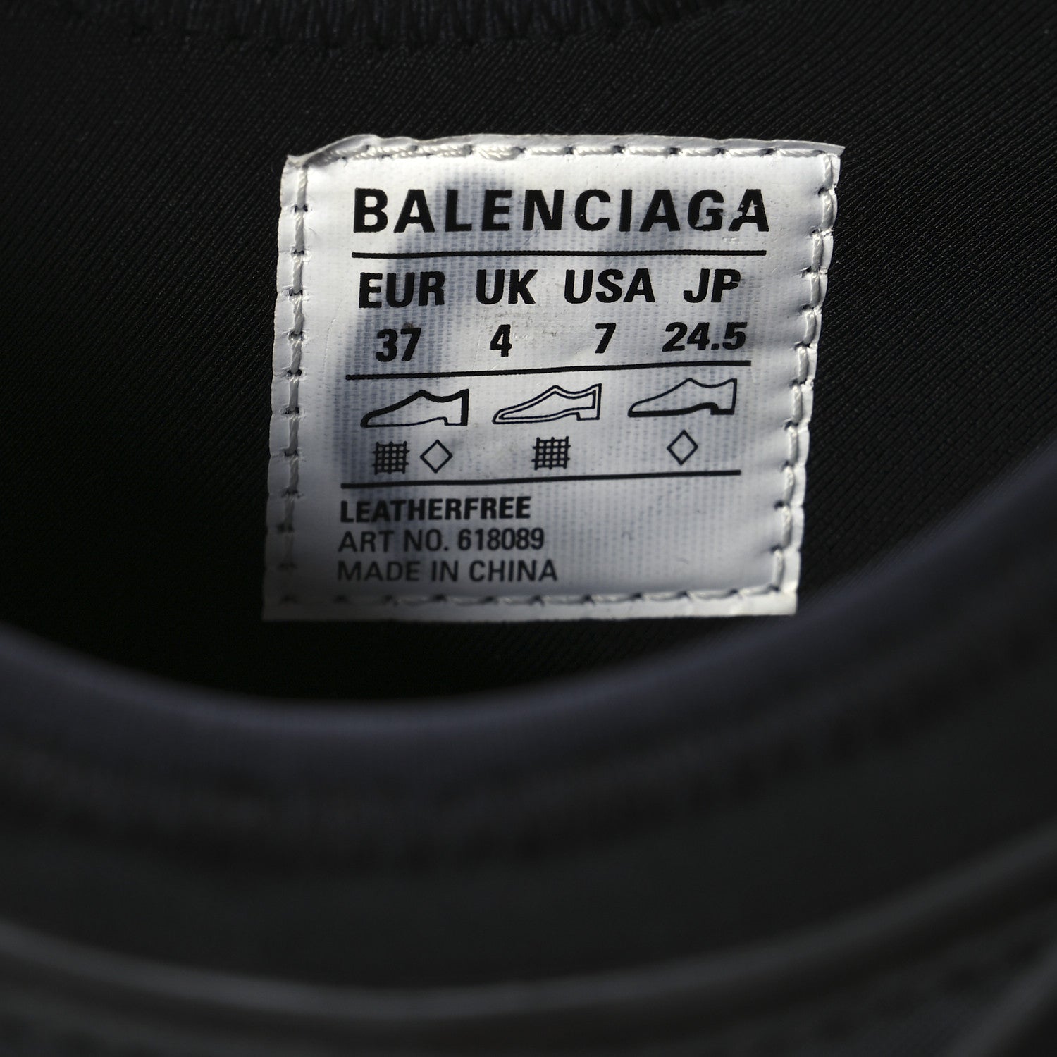 Balenciaga Neoprene Rubber Thong Sandals 37 Black 7 of 9
