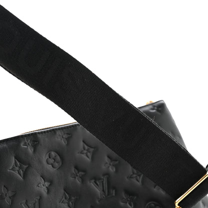 Louis Vuitton Lambskin Embossed Monogram Coussin PM Black 12 of 12