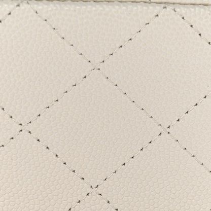 Chanel Caviar Quilted Small Double Flap White 11 of 11