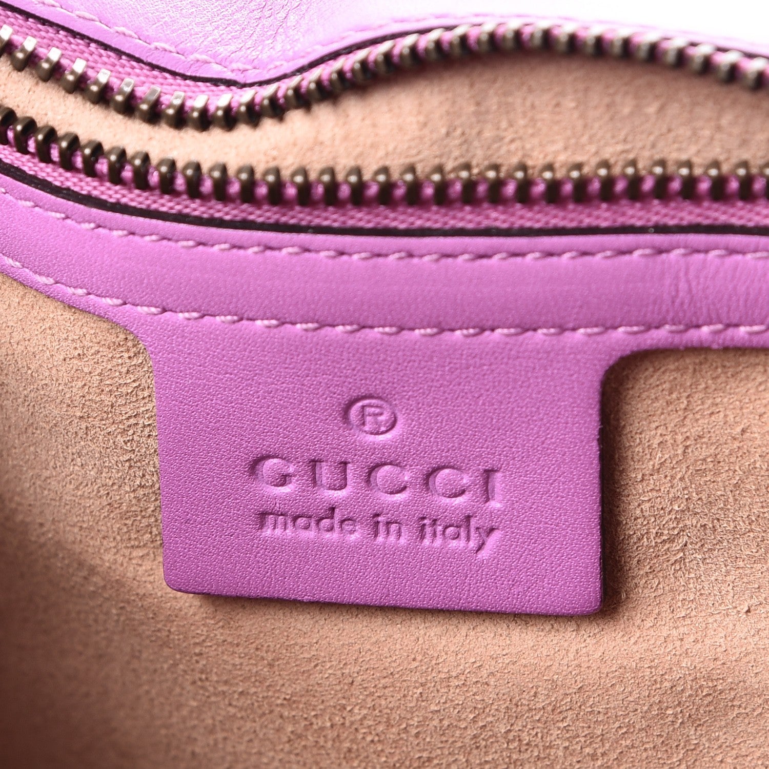 Gucci Calfskin Matelasse Medium GG Marmont Shoulder Bag Candy Mousse 6 of 10