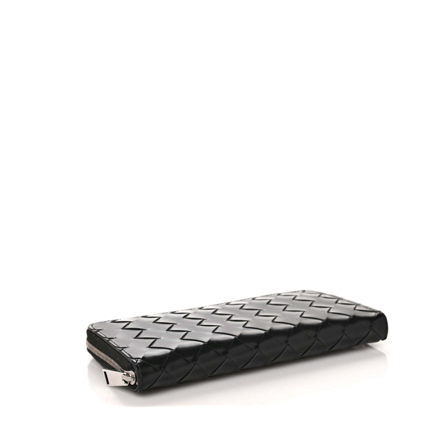 Bottega Veneta Nappa Intrecciato Zip Around Wallet Black 4 of 8