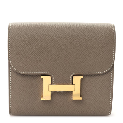 Hermes Epsom Constance Short Wallet Etoupe 1 of 9