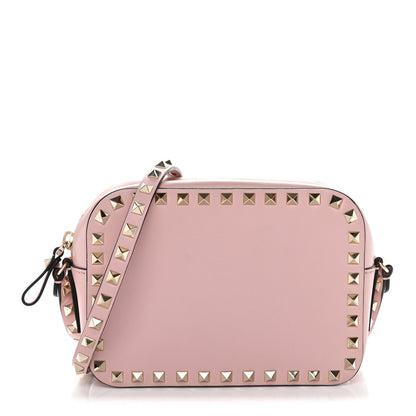 Valentino Garavani Calfskin Rockstud Camera Crossbody Bag Water Rose 1 of 9